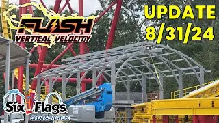 Flash: Vertical Velocity Update 8/31/24! | Six Flags Great Adventure