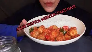 ASMR PENTOL MERCON PAKE NASI | ASMR INDONESIA