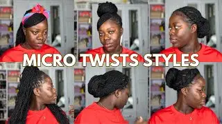 How to: 10 different ways to style your long micro twist with extensions | Jhosfine