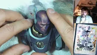 Perfect Highlight Placement for Your Warhammer 40K Tau Miniature! 🎨✨ #shorts