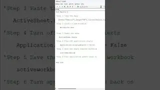 Starting from Scratch: VBA Workbook Creation 