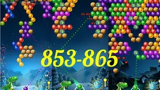Level 853-865//Primitive bubble shooter game