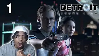 WHAT THE FREAK IS THIS GUY ON!! Detroit Become Human (Part1)
