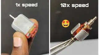 How to upgrade a dc 5v motor to 10x speed | Rewinding Dc motor life hack 😍| UMAR TECH