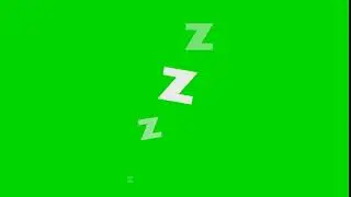 Chroma Key Zzzzz - Animação de Ronco
