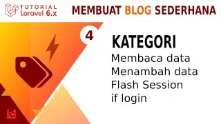 Tutorial Laravel 6 [Part 11] Kategori Read Create | Blog Sederhana