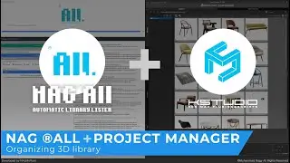 Organizing 3D library using NAG ALL and Project Manager for 3ds Max