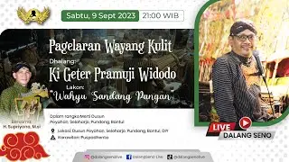 #LiveStreaming #Wayangkulit #Puspadentha Ki Geter Pramuji Widodo - WAHYU SANDANG PANGAN
