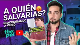 A quién salvarías? a tu perro o a un desconocido / REACCIONANDO A VIDEO