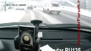 Cobra iRadar ложные в городе.mp4