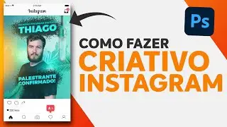 Como fazer CRIATIVO para INSTAGRAM e para CAMPANHAS no Facebook Ads | Manipulação digital para Insta