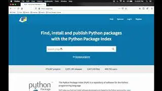 Getting ready to learn Python, Mac edition #6: Download packages with pip