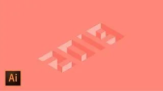 How to draw Isometric numbers in illustrator (Adobe illustrator cc 2019)