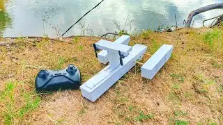 How To Make Handmade RC Airboat , RC boat Making with Twin Motor