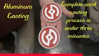 Aluminum casting - Complete sand casting process in under three minutes