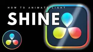 How to Animate a Light Shine Across Text or Images in DaVinci Resolve