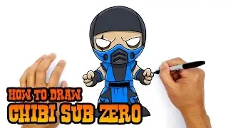 How to Draw Mortal Kombat | Sub Zero