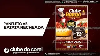 Panfleto – Batata Recheada – Modelo Pronto [CDR e PDF]