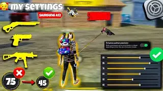 Best Headshot 🎯 Sensitivity Setting ⚙️ In Free Fire || 2GB,3GB,4GB Ram Devices 📲