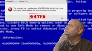 How to fix the MSVCR100.DLL is Missing Error