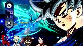 Goku come to Genshin impact clear the abyss (neuvillette)