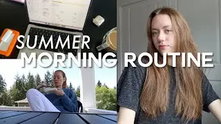 my *PRODUCTIVE* 7AM summer morning routine ☀️ | how i am productive in the mornings