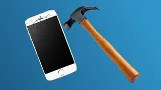 что будет если МОЛОТКОМ УДАРИТЬ по АЙФОНУ ??