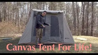 For Life! Kodiak Flex-Bow Canvas Tent - Review and How To (Step by Step)