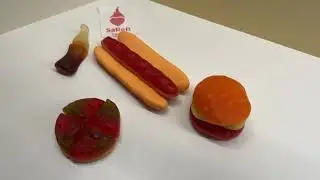 JELLY FAST FOOD #Shorts | Satisfying Video #515 #SarebSweets