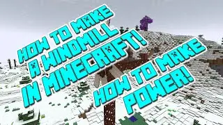 How to make a Windmill in Minecraft Immersive Engineering EP 5 Minecraft 1.20 #minecraft