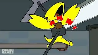 Yellow Held Back By Claw From Animation World 76😱