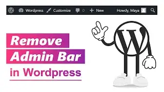 How to Hide the WordPress Admin Bar 
