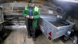 с Витьком отремонтировали легковой прицеп