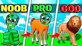 ME CONVIERTO EN ANIMALES POR 1 DIA Y EVOLUCIONO EN ROBLOX (Animal Evolution Simulator)
