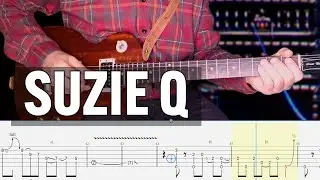 Suzie Q Creedence Guitar Tab Cover Lesson Tutorial
