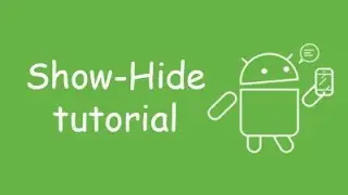 How to show and hide ui element in android