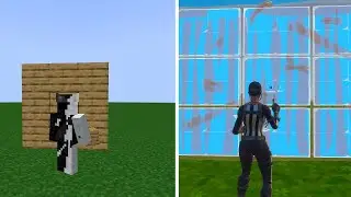 Editing in Minecraft vs Fortnite