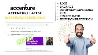 My Accenture Latest Interview Experience | System and Application  Associate | 27-02-2022