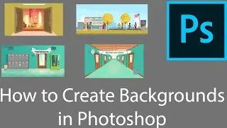 How to create backgrounds for animations in Photoshop workflow