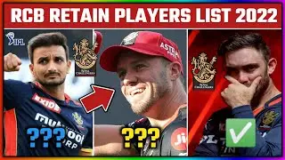 RCB RETAIN PLAYERS 2022 || RCB RETAINED PLAYERS 2022 || RCB RETAINED PLAYERS || RCB NEW SQUAD 2022