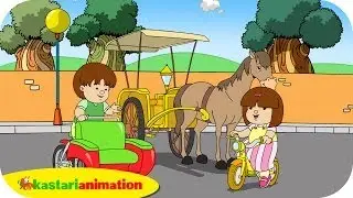 Kutahu Nama Kendaraan (becak, delman, sepeda) - Kastari Animation Official
