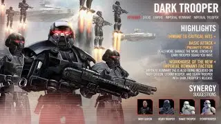 Dark Trooper Kit Reveal / Developer Insights: SWGOH  Star Wars Galaxy of Heroes