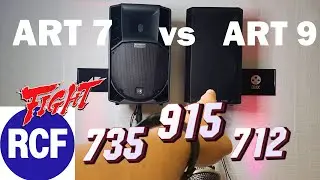 RCF ART 915 VS 712 VS 735 | SOUND COMPARISON