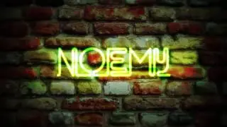 letras Neon After effects   Noemy