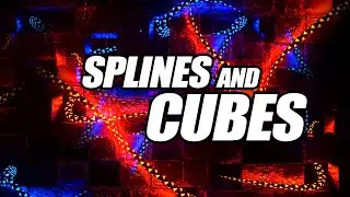 Splines and Cubes  || VJ Loops Pack