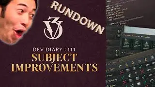 Build Strategy to Control Your Subjects Might Break Meta and More! - Dev Diary 111 Rundown