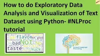 How to do Exploratory Data Analysis and Visualization of Text Dataset using Python 