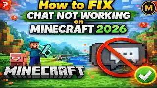 How to FIX Chat Not Working on Minecraft (2026 Working Method)