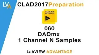 LabVIEW CLAD 060 DAQmx 1 Channel N Samples