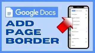 How to Add Page Border in Google Docs 2024?